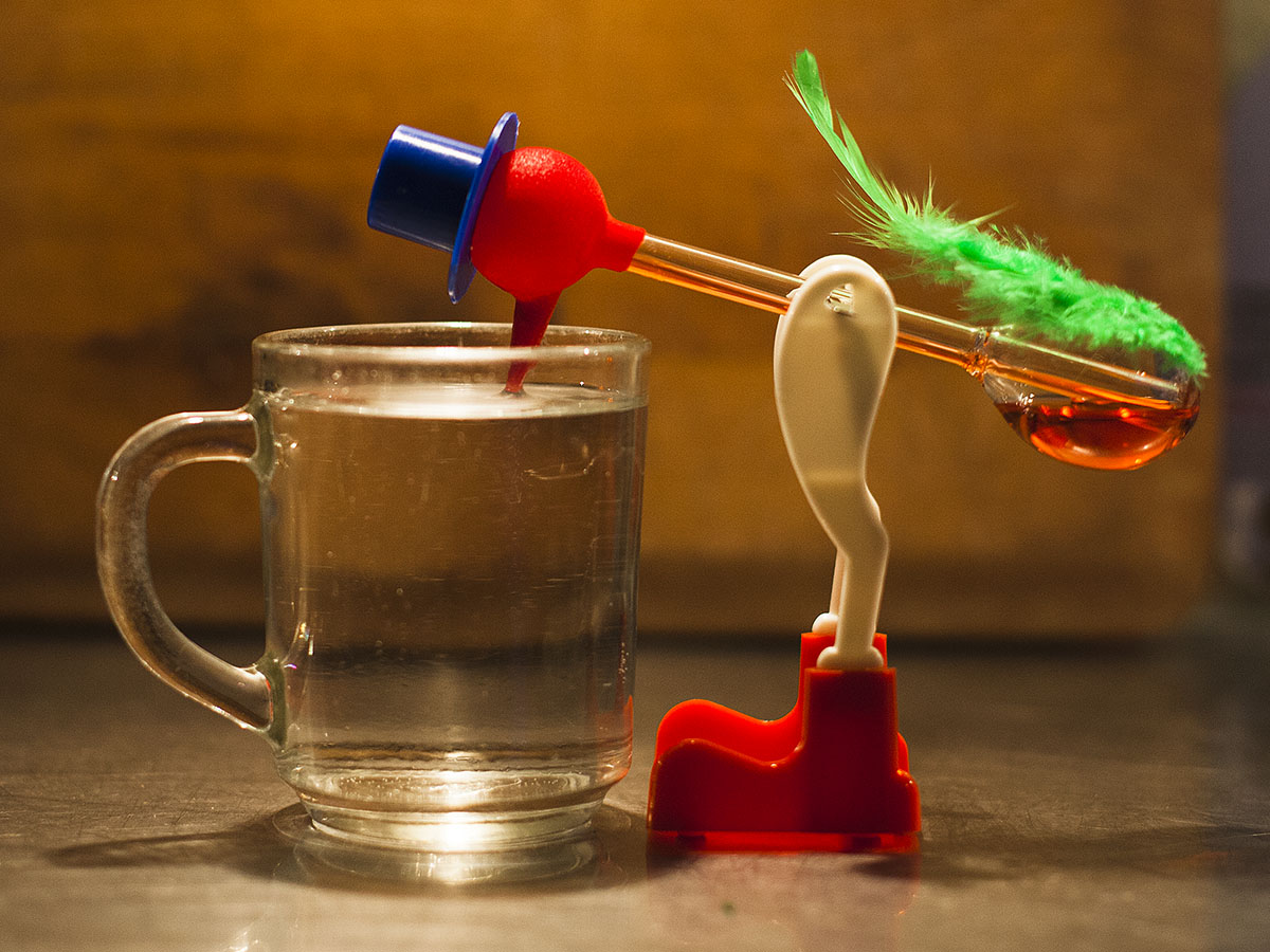 Done up. Drinking Bird. Giant drinking Bird. Glass drinking Birds. Birds drinking alcohol.